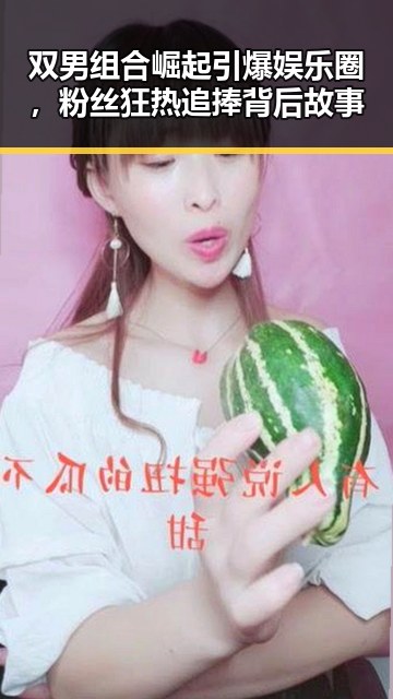 双男组合崛起引爆娱乐圈,粉丝狂热追捧背后故事